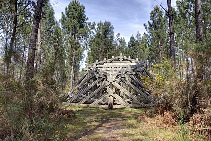La Forêt d'Art Contemporain : le Lit Transcendental, oeuvre n°00