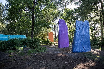 La Forêt d'Art Contemporain : couleurs, oeuvre n°18