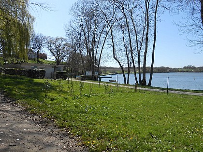 Aire au camping La Roche Martin