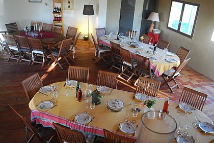 Salle de réception du Château de Piote