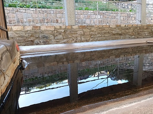 Lavoir à eau chaude