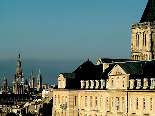 Abbaye aux Dames - Vue sur Caen