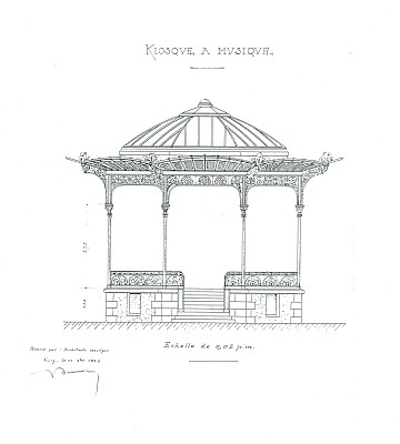 Kiosque à musique du parc des Bourins