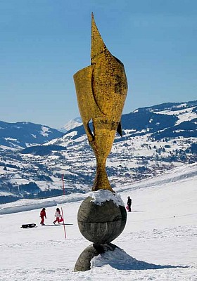 Sculpture - La Porte Bleue