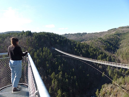 Passerelle des Gorges du Lignon