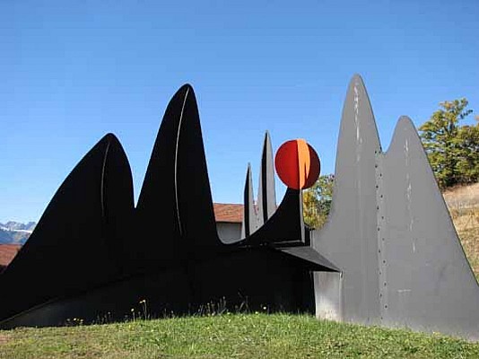 Sculpture - Sun and Mountains