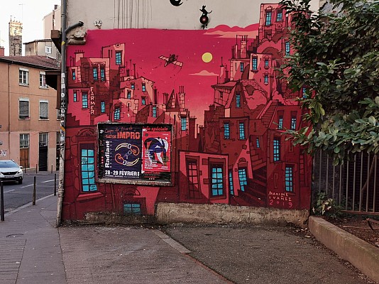 Lyon - Fresques et murs peints au nord-ouest