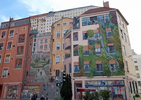 Lyon - Fresques et murs peints au nord-ouest