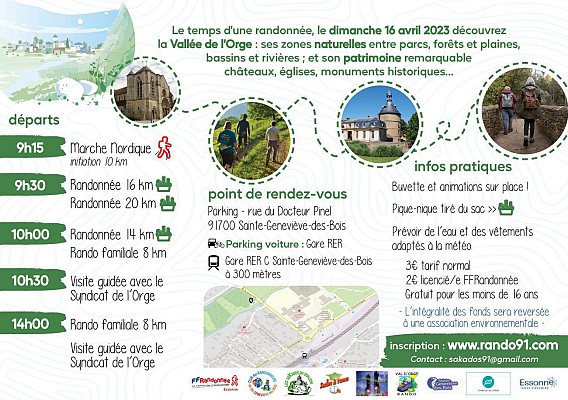 Journée Découverte de la Vallée de l'Orge
