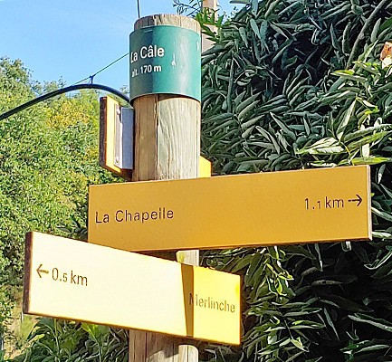 Poteau du PDIPR