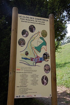 Sentier botanique du parc du Clos des Chartreux