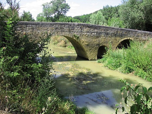 Pont de Lartigue entre Larressingle et Beaumont