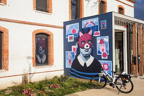 Fresque Murale : Portrait de Amandine URRUTY