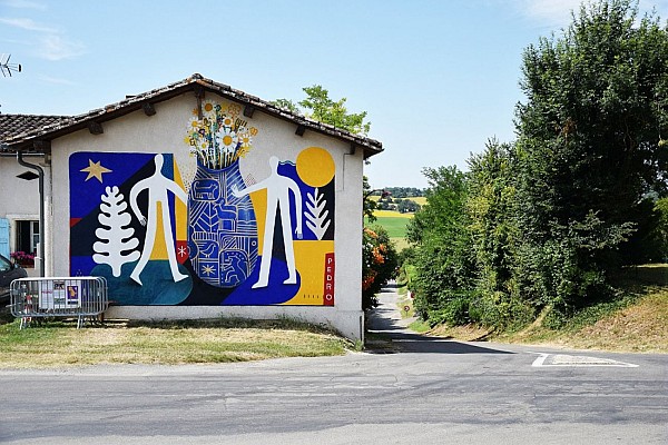 Fresque Murale : La danse de Pedro