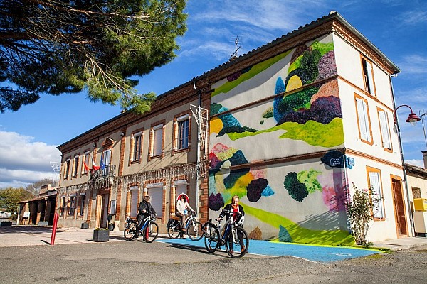 Fresque Murale : Je reste là de Jérôme SOUILLOT
