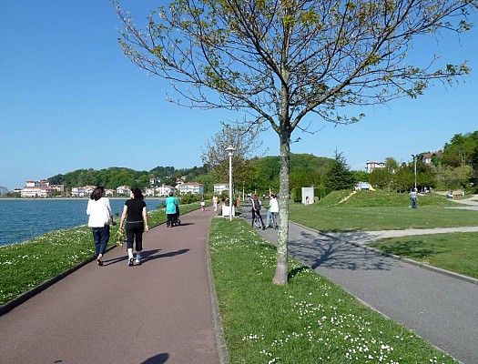 La promenade au bord de la baie