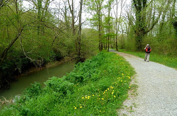 Sentier au bord de l'Ardanavy