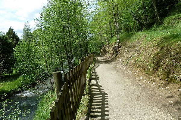 Chemin le long du Virgou