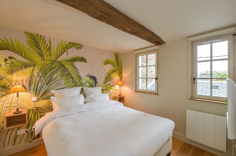 Chambre au R+1 avec un lit queen