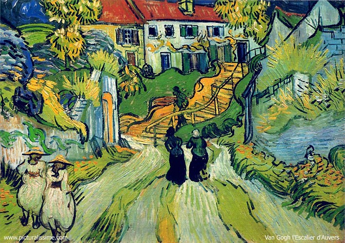 Vincent Van Gogh - L'escalier d'Auvers