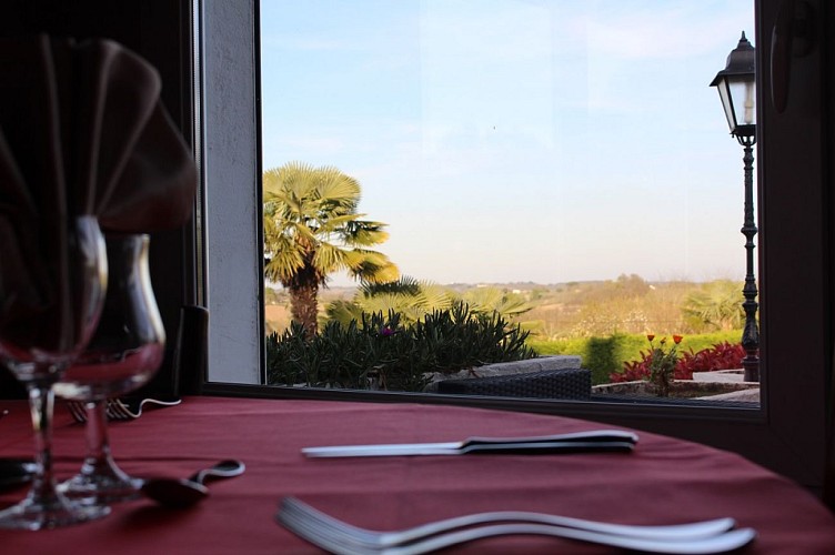 Aux Tauzins - Vue depuis la salle2