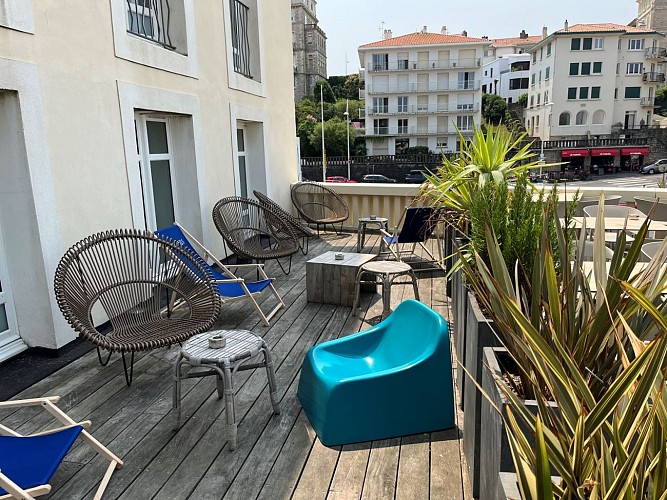 Hôtel les Baigneuses - Biarritz - Terrasse Hôtel