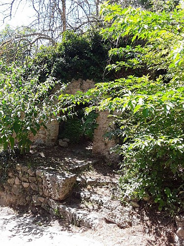 Emplacement de la station 1 du circuit Randonner Autrement de Varages