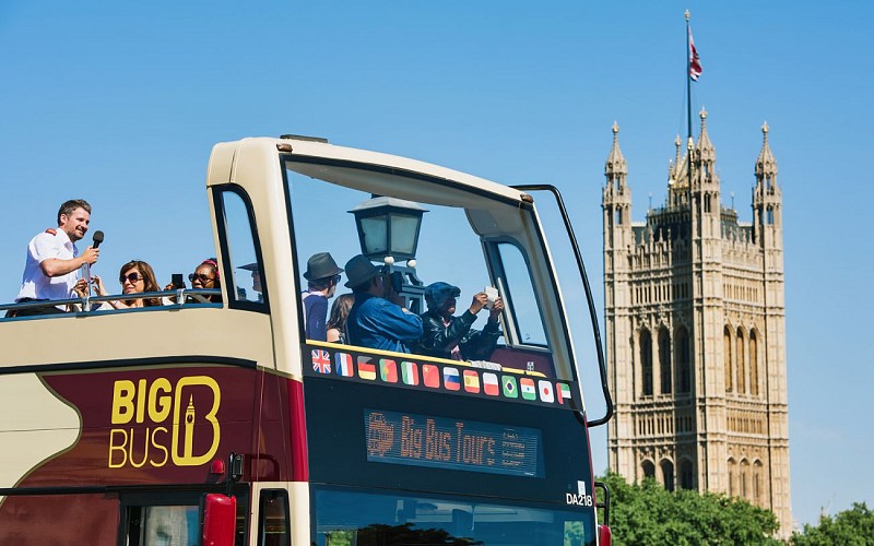 Big Bus London: 1/2/3 Day Hop-On-Hop-Off Sightseeing Bus + Cruise & Walking Tour