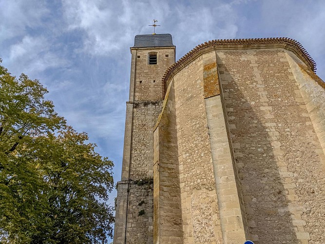 Clocher et chevet de l'église Saint-Symphorien - Castillon-la-Bataille