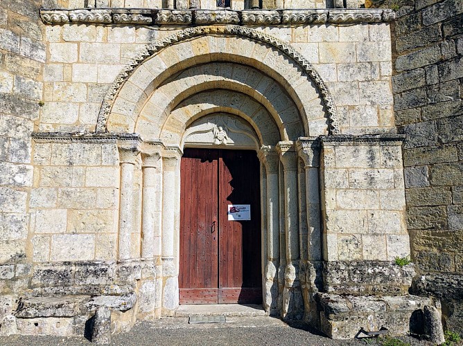 Portail de l'église Sainte-Colombe - Sainte-Colombe