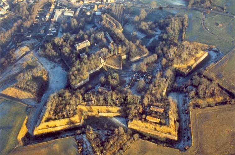 Vue aérienne de la citadelle