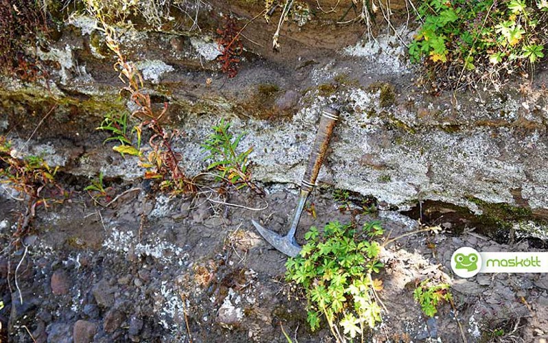 Un vestige de volcan