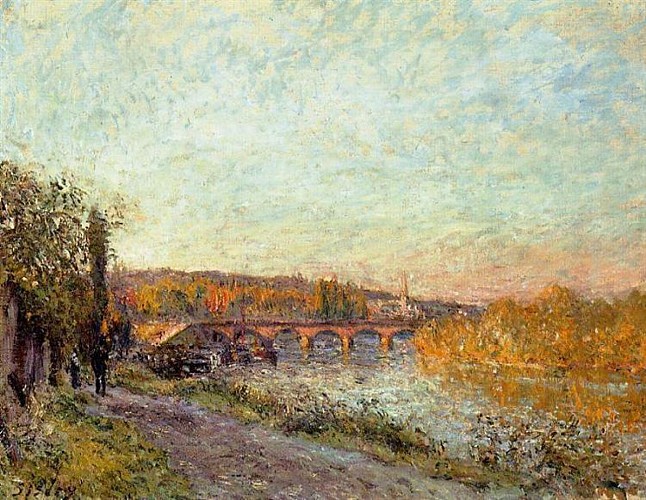 Le pont de Sèvres - 1877
