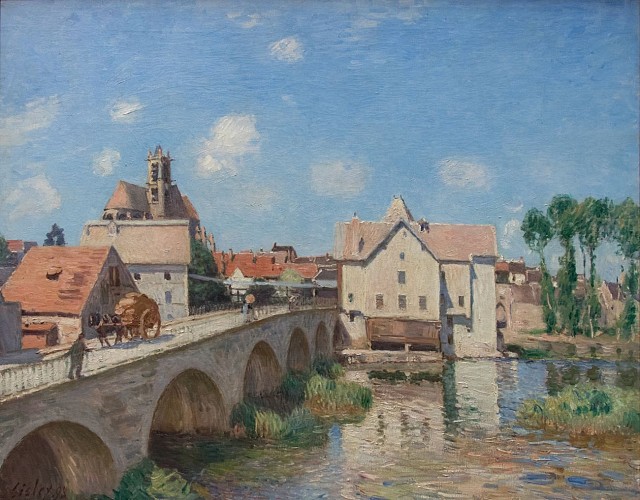 Le Pont de Moret - Alfred Sisley, 1893, Musée d'Orsay Paris
