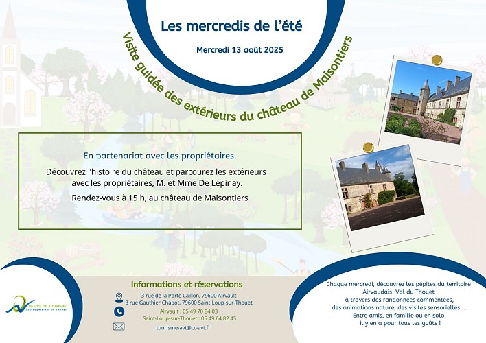 Affiche mercredis de l'été - Mercredi 13 août 2024 après midi