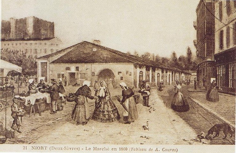 Le marché "Brisson" en 1860
