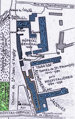 AUMONERIE-ST-JACQUES--Plan-Historique-de-Niort--XIe-XVIIIe-s