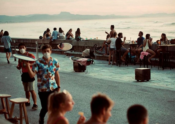 Le Carlos Biarritz Vue des gradins
