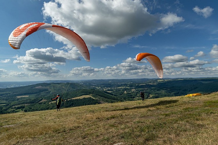 Monédières Millevaches Hang-gliding
