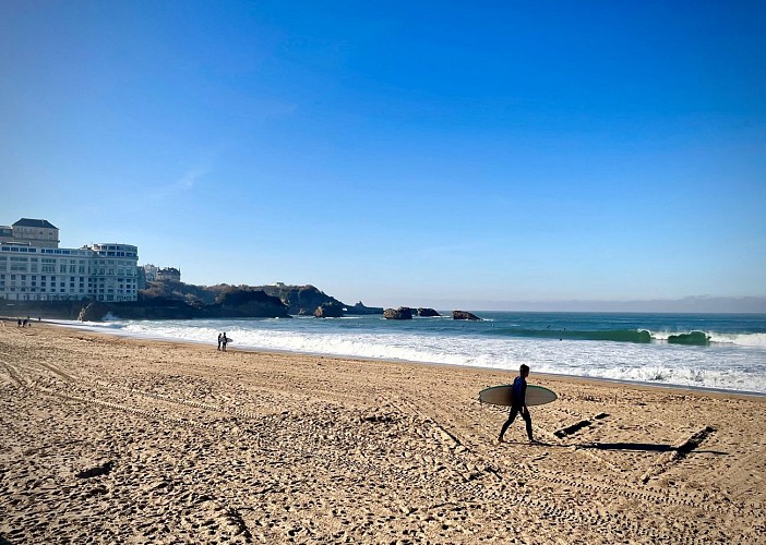 Visite guidée-Biarritz-Grande Plage