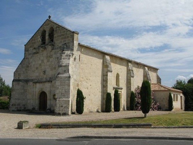 Point de départ - Eglise de Saint Yzan de Soudiac