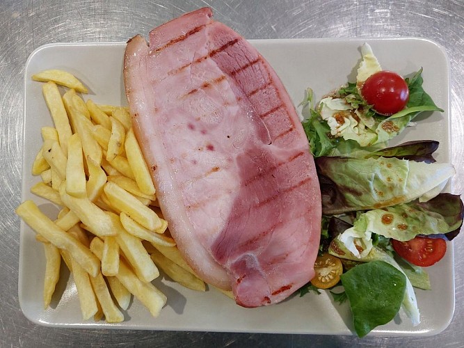 jambon grillé