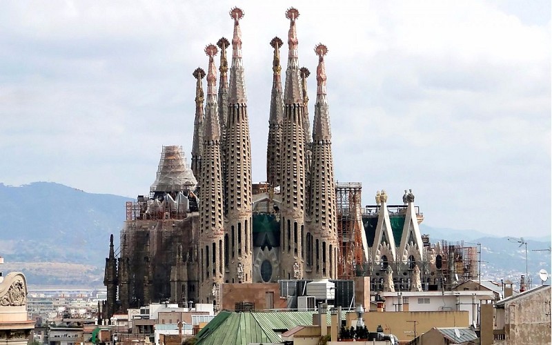 Fast Track Guided Tour of Sagrada Familia, Towers and Park Güell