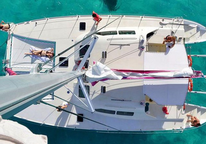 Croisière d'une journée en catamaran dans la baie de Grand Cul de Sac Marin - Au départ de Baie-Mahaut