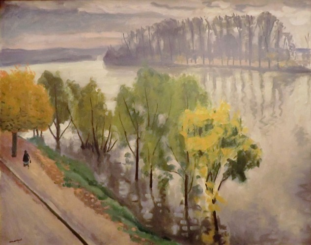 Albert MARQUET - La Seine à La Frette en automne - 1938/39 - Musée Toulouse-Lautrec - ALBI  (repère 13 du parcours des Peintres)
