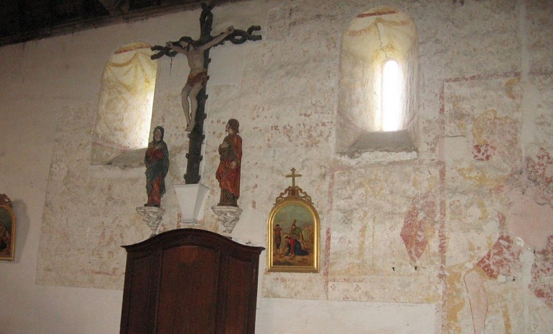 Peintures murales-église de Saint-Firmin-des-Prés