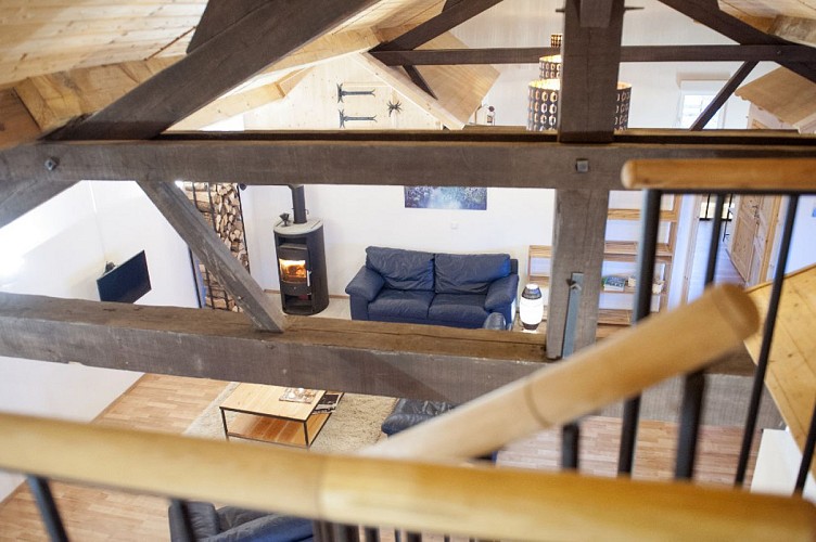 Salon - vue depuis la mezzanine