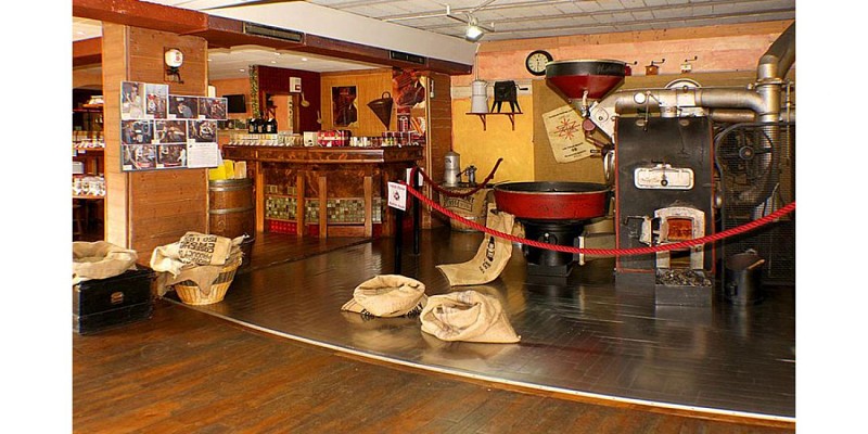 Atelier et musée de torréfaction de café à l'ancienne