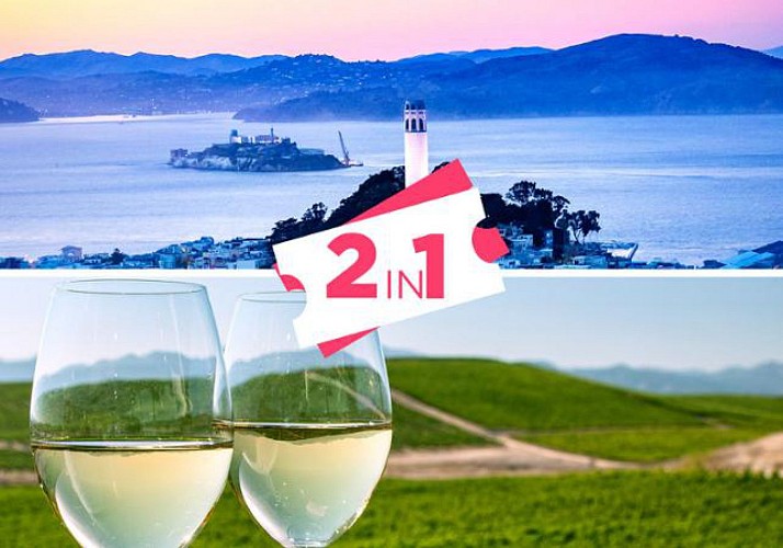 Billet Alcatraz + Excursion à Sonoma Valley avec dégustation de vin - San Francisco
