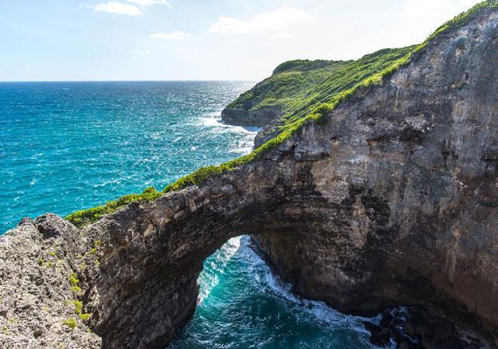 Self Tour of Marie Galante Island with Hire Car & Road Map